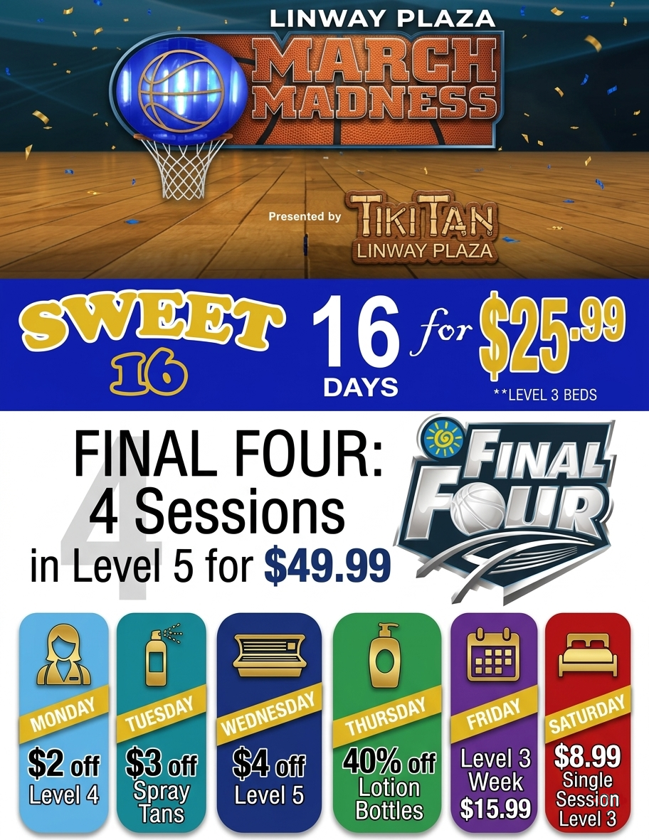 March Madness Tanning Specials