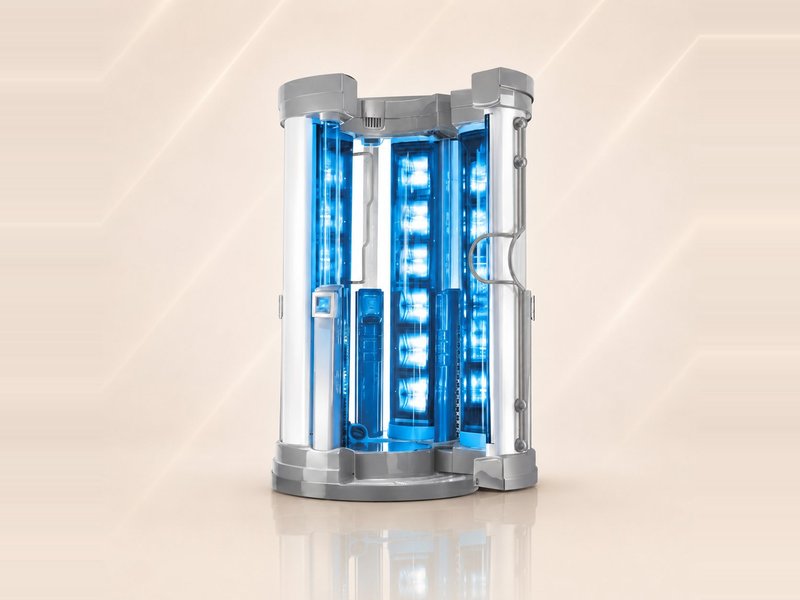 ISO Italia Matrix V28 high-pressure stand-up tanning booth
